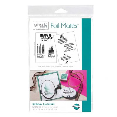 GINA K DESIGNS FOIL MATES SENTIMENTS 14CMx21CM
