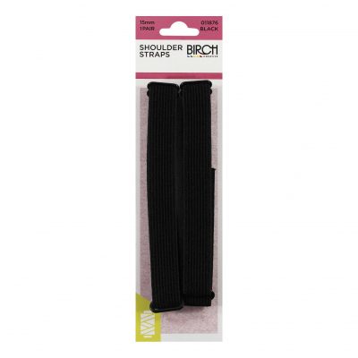 SHOULDER STRAP ELASTIC 15MM 2PK