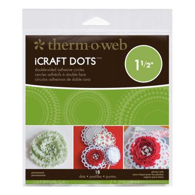ICRAFT ADHESIVE CIRCLES 1.5 IN DIA