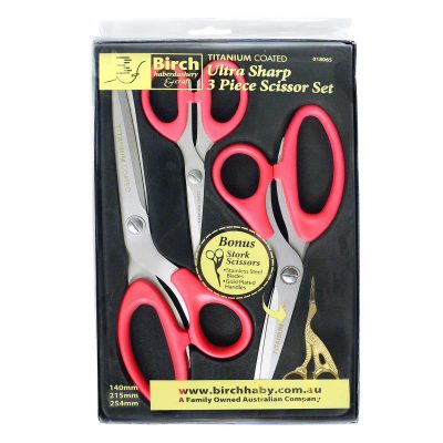 SCISSOR TITANIUM 3PK - BONUS EMBROIDERY