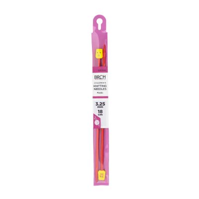 BIRCH KNITTING NEEDLE KIDS 18CM SZ 3.00-3.75MM