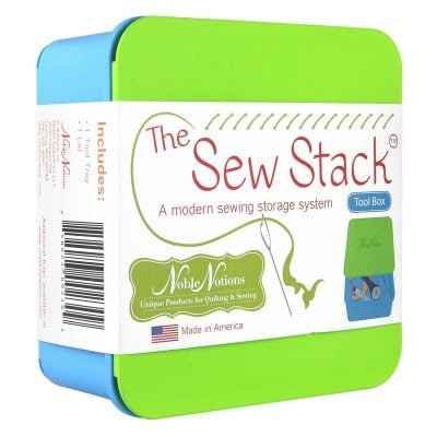 NOBLE NOTIONS TOOL BOX  SEW STACK WITH LID & TRAY