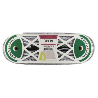 ELASTIC RIBBED BAT 50MMx10MT - WHITE