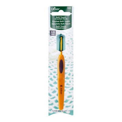 CLOVER CROCHET HOOK SOFT TOUCH 3.50MM 1005/E