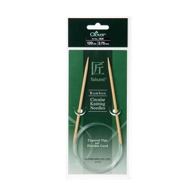 CLOVER BAMBOO CIRCULAR KNITTING TAKUMI 120CM-3.7MM