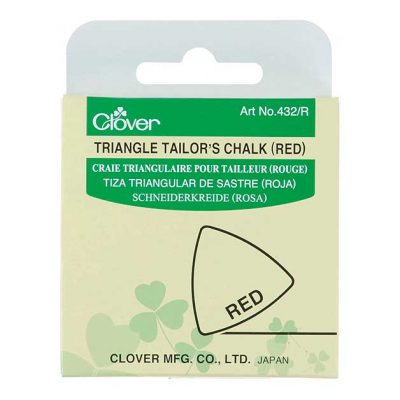 CLOVER TRIANGLE TAILOR CHALK RED 432R