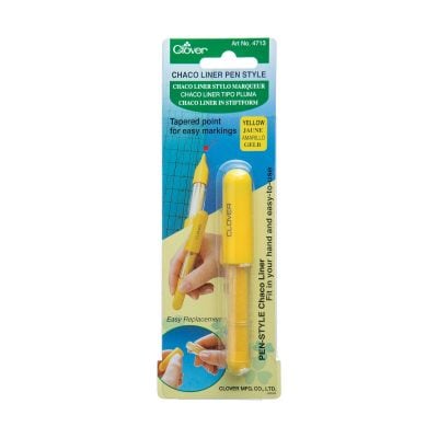 CLOVER CHACO LINER PEN YELLOW 4713