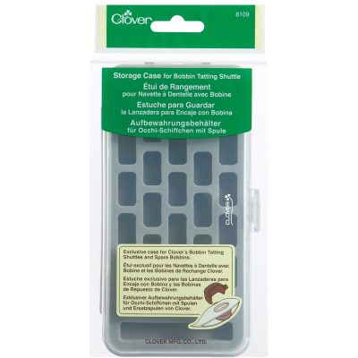 CLOVER STORAGE CASE BOBBIN TATTING SHUTTLE 8109