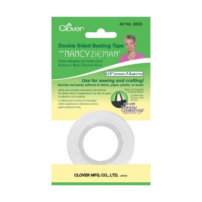 CLOVER DOUBLE SIDED BASTING TAPE 12MM X 7MT 9505