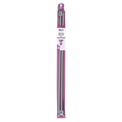 BIRCH KNITTING NEEDLE PREMIUM 35CM 5.50-7.50MM