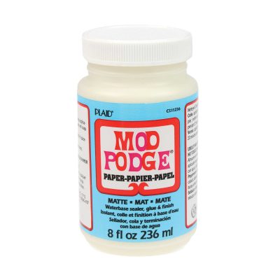 PLAID MOD PODGE PAPER MATTE - 8 OZ