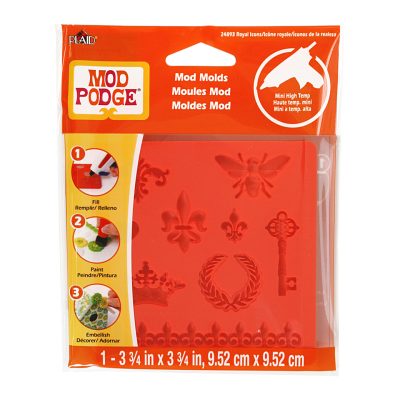 PLAID MOD PODGE MOD MOLD ROYAL ICONS