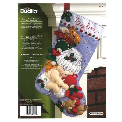 BUCILLA FLT STKG BABY'S FIRST CHRISTMAS