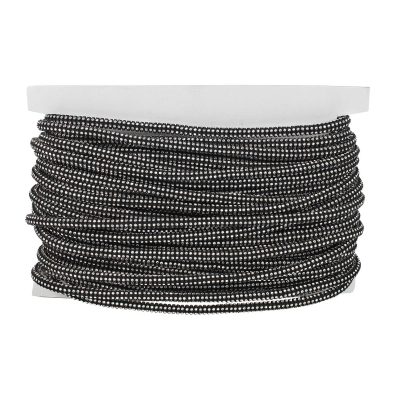 CORD TRIM FAUX RHINESTONE 6.4MMx22.8M