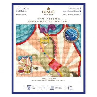 DMC CS KIT- CIRCUS HORSE 15.25X20.7CM