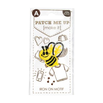 MOTIF IRON-ON BEE 3PK
