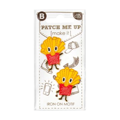 MOTIF IRON-ON 2 PC FRENCH FRIES 3PK