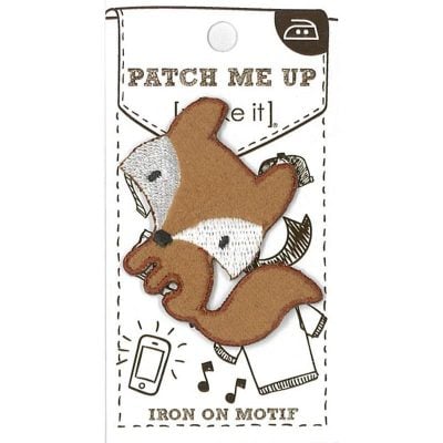 MOTIF IRON-ON FOX 3PK