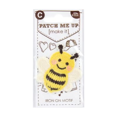 MOTIF IRON-ON BEE 3PK