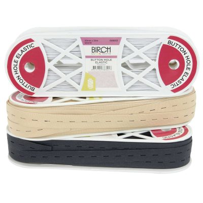 ELASTIC BUTTON HOLE 20MM X 30MT