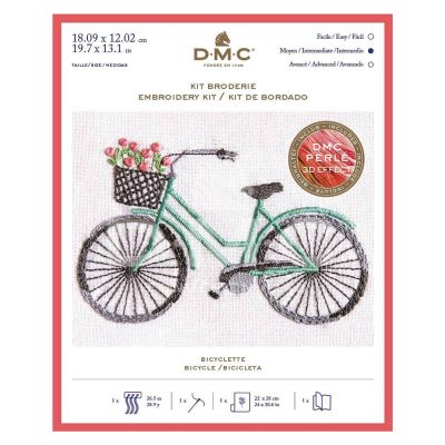 DMC EMBROIDERY KIT BICYCLE