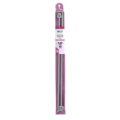 BIRCH KNITTING NEEDLE PREMIUM 30CM 5.50-7.50MM