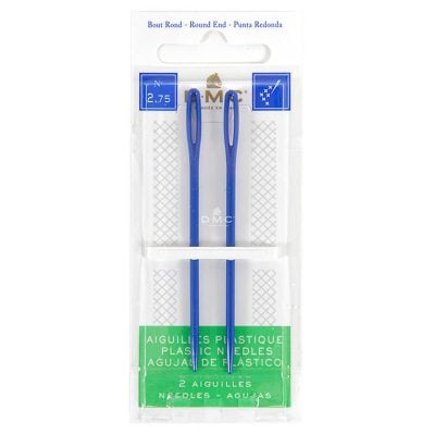 DMC 2PK PLASTIC NEEDLES BOX OF 12