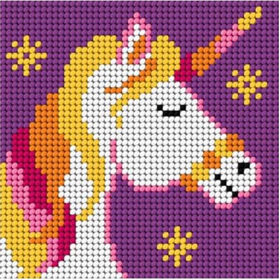 UNICORN TAPESTRY KIT 11X11CM