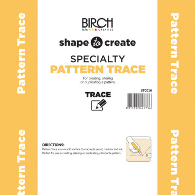 SHAPE TO CREATE PATTERN TRACE 90CM X 50MT-WHITE