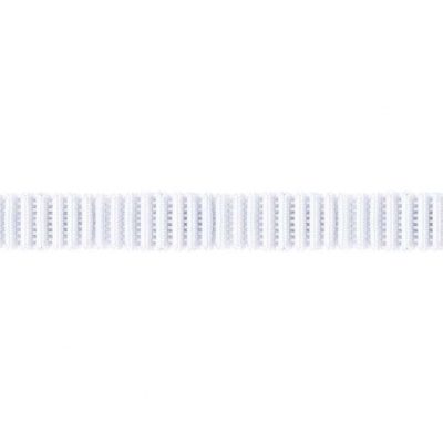 ELASTIC RIBBED BAT 12MMx15MT - WHITE