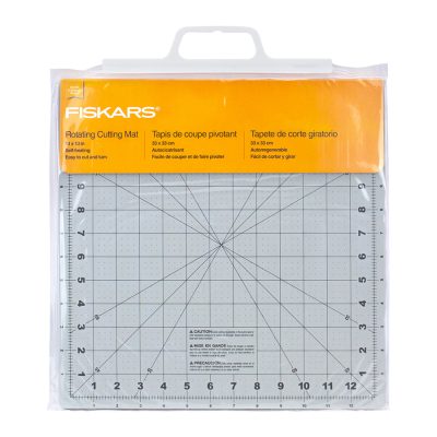 FISKARS ROTATING CUTTING MAT, 13"X13"