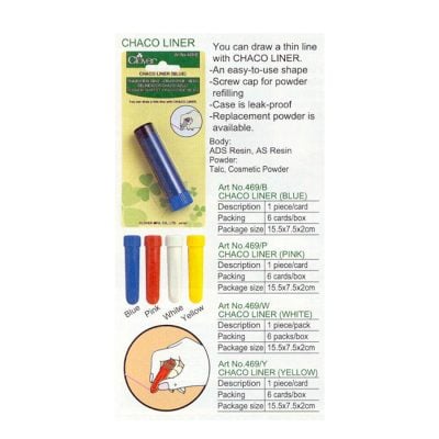 CLOVER CHACO LINER REFILL 470 - BLUE 470/B