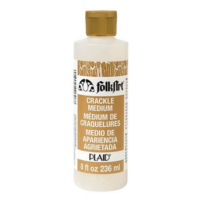PLAID CRACKLE MEDIUM 8 OZ 696