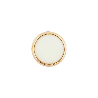 HEMLINE BUTTONS STYLISH GOLD RIM SHANK 28 18MM