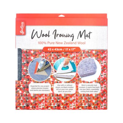 SEW EASY WOOL IRONING MAT 17 X 17 IN 100% NZ WOOL