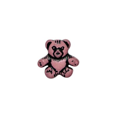 HEMLINE BUTTONS TEDDY BEAR/24