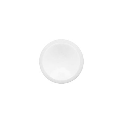 HEMLINE BUTTONS ROUND WHITE CONCAVE/36