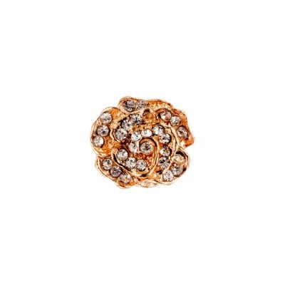 HEMLINE BUTTONS ROSE DIAMOND BUTTON
