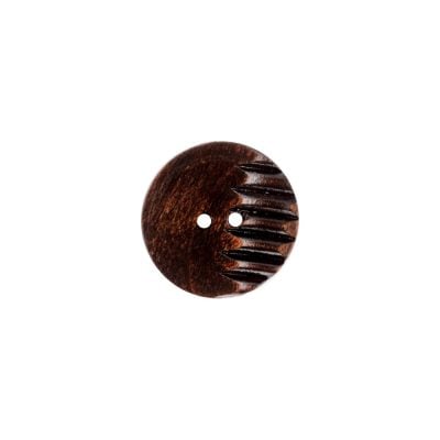 HEMLINE BUTTONS HALF CIRCLE GROOVED/40