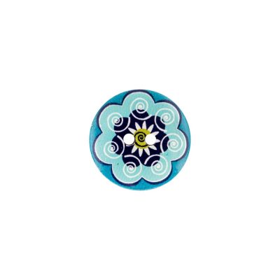 HEMLINE BUTTONS SWIRL FLORAL PRINT/70
