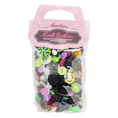 HEMLINE BUTTONS BUTTONS 200 GRAM BULK PACK-200 GRM
