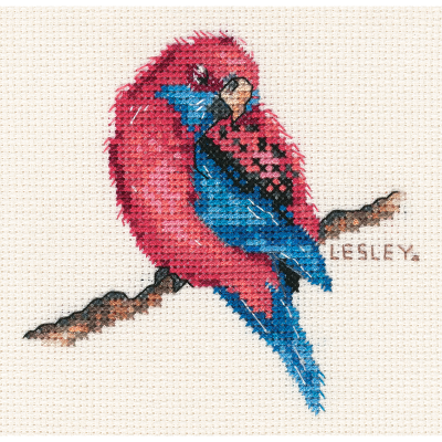 AUST COLL SM CRIMSON ROSELLAS