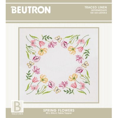 SPRING FLOWERS TOPPER KIT 80X80CM