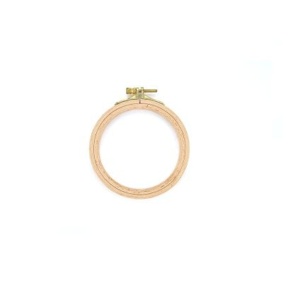 NURGE EMBROIDERY HOOP - WOODEN SCREWED 8MM