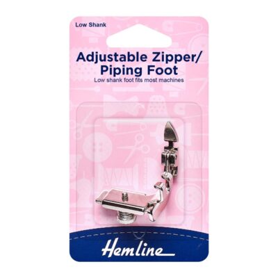 HEMLINE HANGSELL ZIPPER FOOT ADJUSTABLE