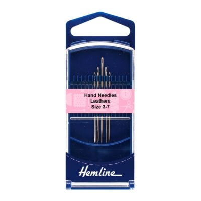 HEMLINE HANGSELL HAND NEEDLE - LEATHER SIZES - 3-7