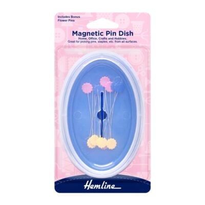 HEMLINE HANGSELL MAGNETIC PIN DISH WITH STORAGE