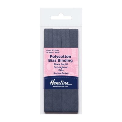 HEMLINE HANGSELL BIAS BINDING 12MM X 5M