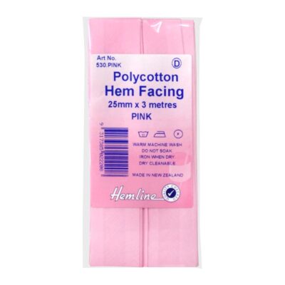HEMLINE HANGSELL BIAS HEM FACING 25MM X 3M