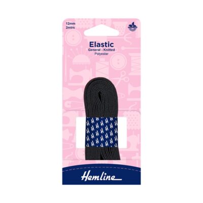 HEMLINE HANGSELL ELASTIC NON ROLL WOVEN 20MM X 1M